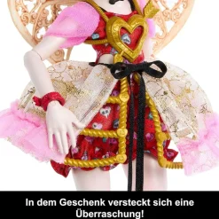 Mattel JBG77 - Monster High - Scary Sweet Birthday - Cupid Asteria Puppe – 1600er Geburtstag, Party-Outfit