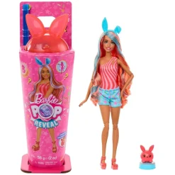 Mattel JCN87-1 - Barbie - Pop Reveal - Duftende Puppe mit 8 Überraschungen und Farbwechsel [MHD 01.03.2027]