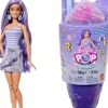 Mattel JFY60 - Barbie - Pop Reveal - Modepuppe mit 8 Überraschungen und formbaren Sand (56g), Donut Dreams Design