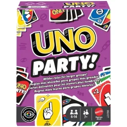 Mattel JJV58 - Mattel Games - UNO Party! Kartenspiel für bis zu 14 Spielenden