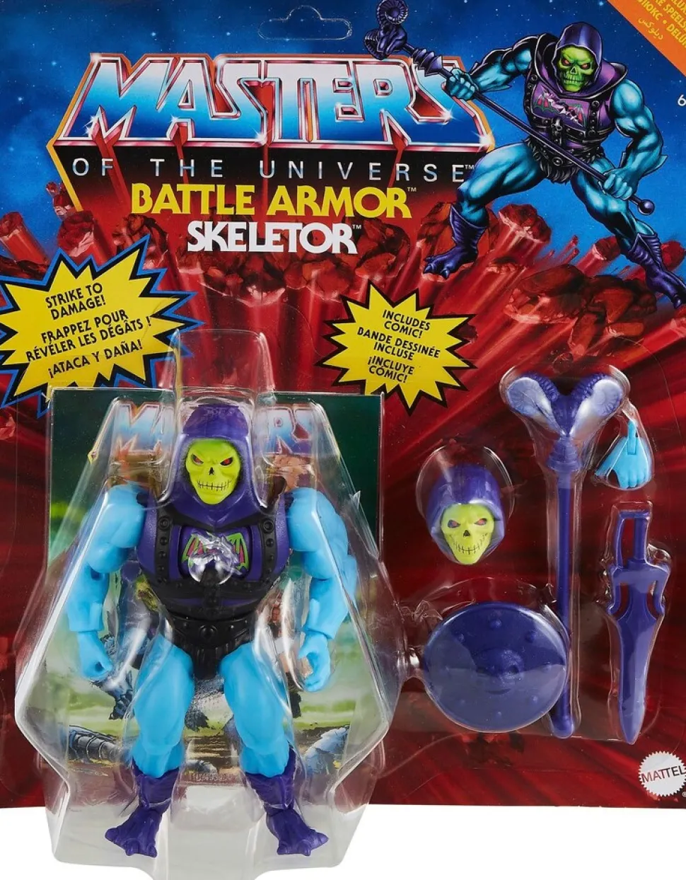 Mattel - Masters of the Universe - Origins Deluxe Actionfigur, 14 cm, Skeletor