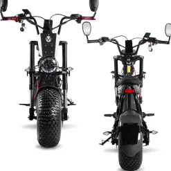 Maximus, E-Cruiser 45 - 45 km/h, 60V-25,6 Ah Lithium Akku, 2x1500 Watt