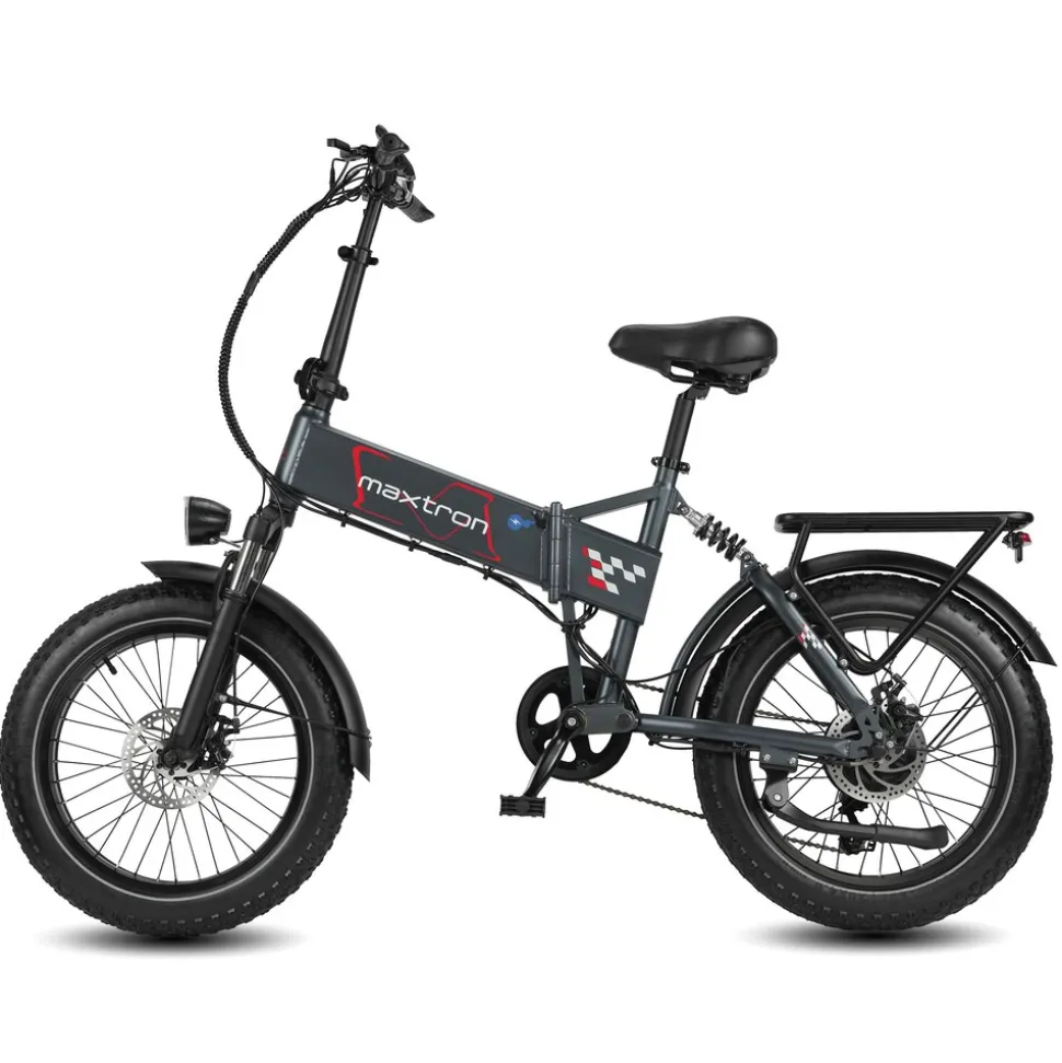 Maxtron Polaris, Falt-E-Bike, Off-road E-Bike, 20" Zoll, dunkelgrau