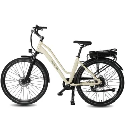 Maxtron Urban 7, City-E-Bike, unisex, 28" Zoll, creme-weiß