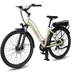 Maxtron Urban 7, City-E-Bike, unisex, 28" Zoll, creme-weiß
