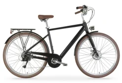 MBM Elektro-Citybike LA RUE 2.0 MAN, schwarz