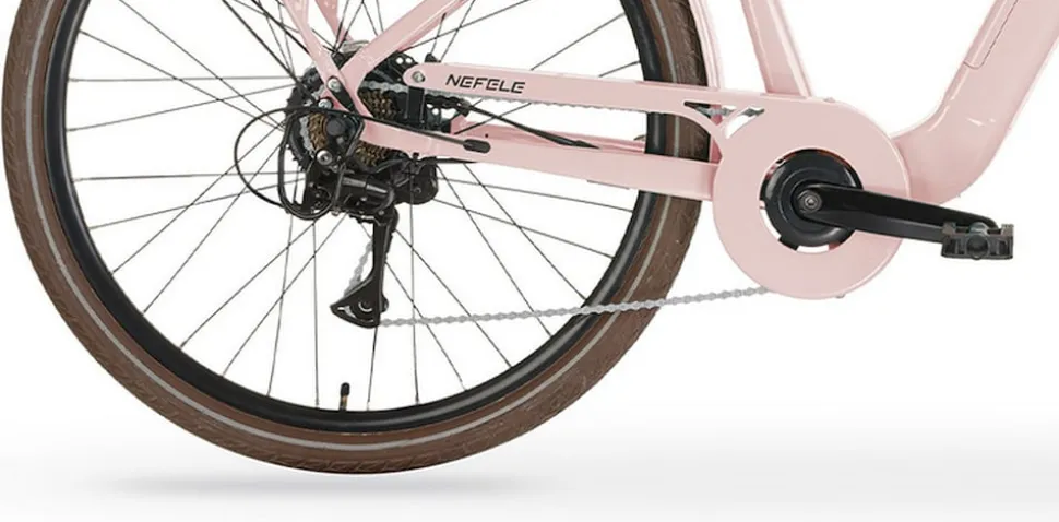 MBM Elektro-Citybike NEFELE 26 Zoll, rosa
