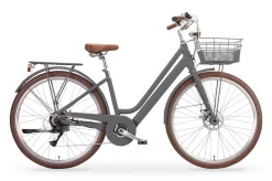 MBM Elektro-Citybike New LA RUE 2.0, grau
