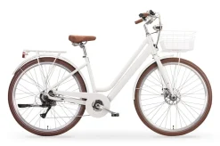 MBM Elektro-Citybike New LA RUE 2.0, weiß
