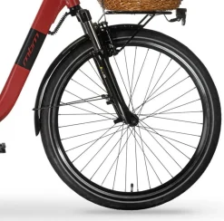 MBM Elektro-Citybike RHEA 24 Zoll, red