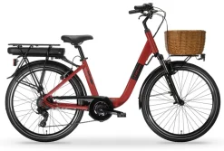 MBM Elektro-Citybike RHEA 24 Zoll, red