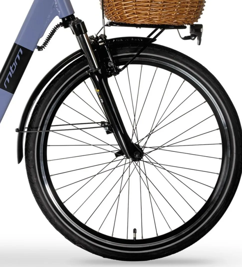 MBM Elektro-Citybike RHEA 24 Zoll, blau