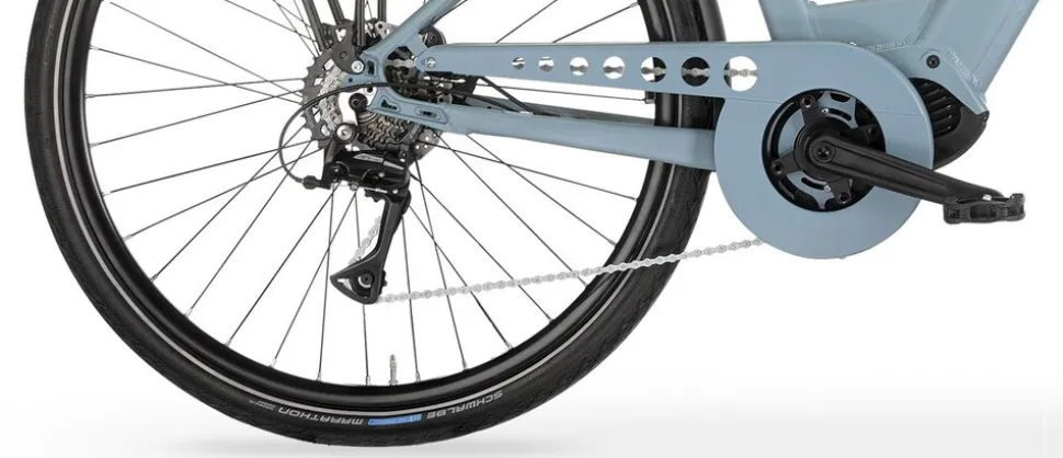 MBM Elektro-Citybike 28 Zoll RAMBLA SPORT Lady, blau