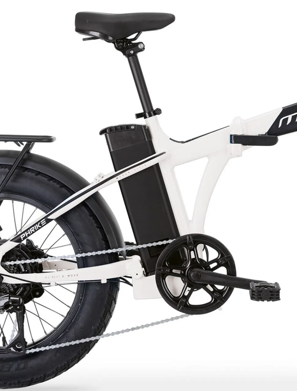 MBM Elektro-Falt-Fahrrad PHRIKE 20 Zoll, weiß