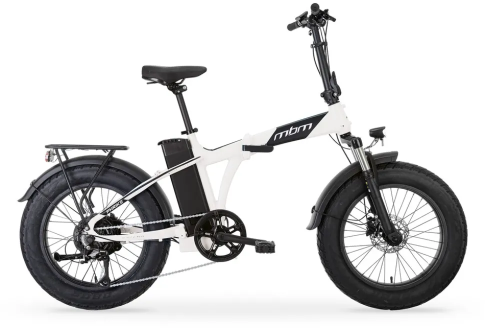 MBM Elektro-Falt-Fahrrad PHRIKE 20 Zoll, weiß