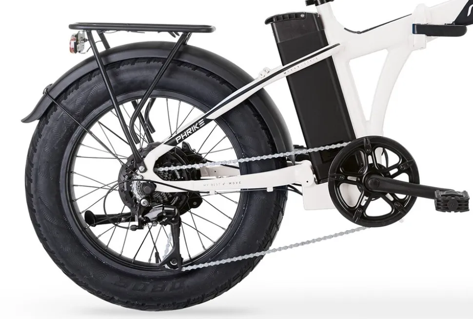 MBM Elektro-Falt-Fahrrad PHRIKE 20 Zoll, weiß