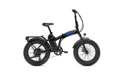 MBM Elektro-Kompaktfahrrad / Faltrad N-VER FOLDING 9.2. 20 Zoll, black-blue