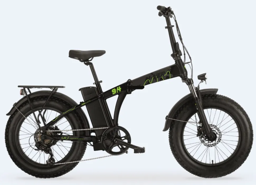 MBM Elektro-Kompaktfahrrad / Faltrad N-VER FOLDING 20 Zoll, black