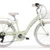MBM Mädchenfahrrad Primavera 24 Zoll, hellgrün