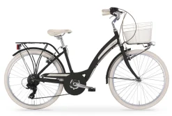 MBM Mädchenfahrrad Primavera 24 Zoll, black