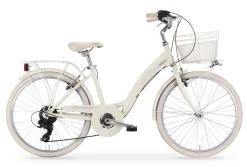 MBM Mädchenfahrrad Primavera 24 Zoll, creme