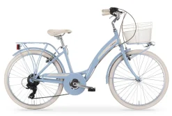 MBM Mädchenfahrrad Primavera 24 Zoll, hellblau