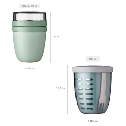 Mepal Lunchpot mit Fruitpot Ellipse 2er Set
