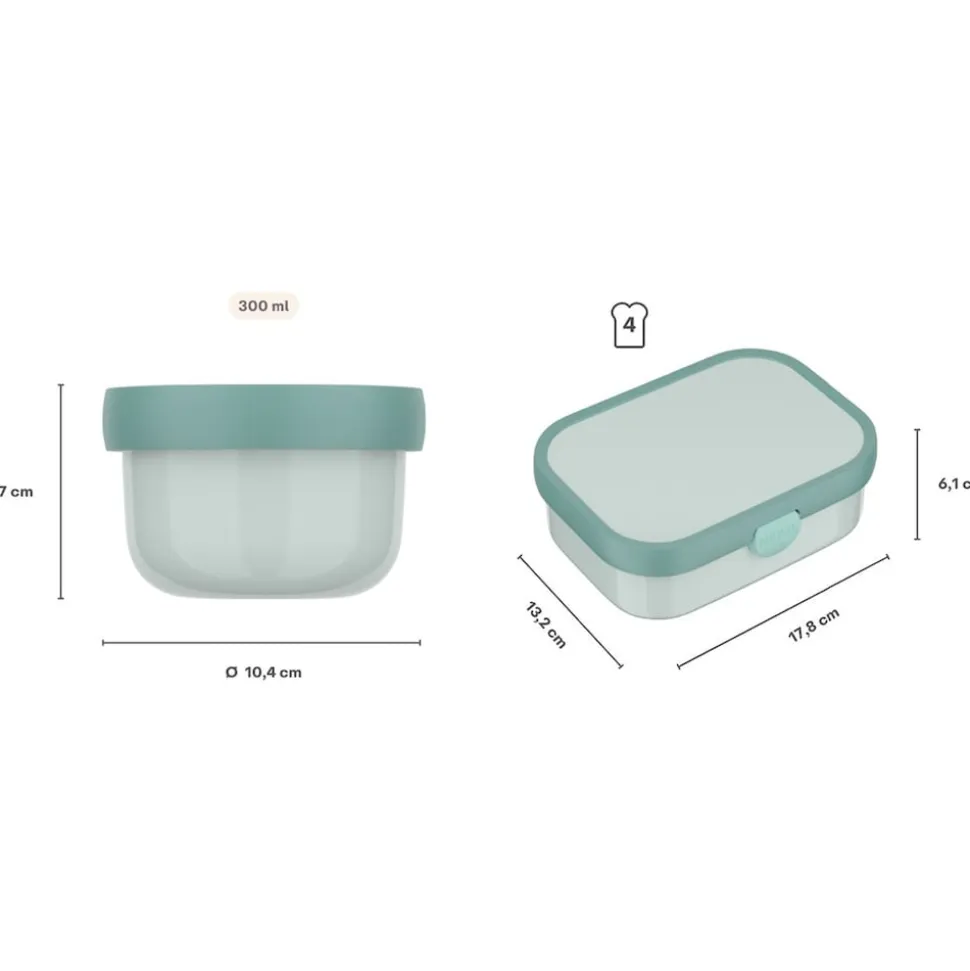 Mepal Obst- und Bentobox Campus (2025) 300 & 750 ml 2er Set