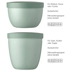 Mepal Snackpots Ellipse 350 & 500 ml 2er Set