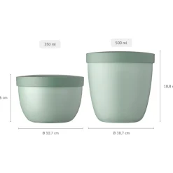 Mepal Snackpots Ellipse 350 & 500 ml 2er Set