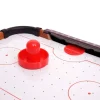 Mini Air Hockey MCW-J10, Tischspiel Lufthockey inklusive Zubehör, Holz 56x30x10cm