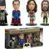 Mini Wacky Wobbler Batman vs. Superman 4-Pack