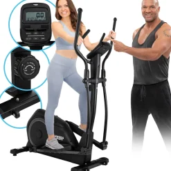 Miweba Sports Crosstrainer MC500, Pulsmessung, Transportrollen