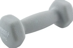 Miweba Sports Gymnastikhanteln 2er-Set NKH100, bodenschonend, 0,5-10 kg, Anti-Rutsch-Oberfläche (Grau, 2x 0,5 Kg)