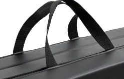 Miweba Sports Gymnastikmatte GM100, faltbar, rutschfest, Turnmatte für zuhause, Tragegriffe, PVC (Schwarz)
