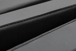 Miweba Sports Gymnastikmatte GM100, faltbar, rutschfest, Turnmatte für zuhause, Tragegriffe, PVC (Schwarz)