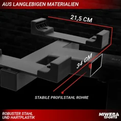 Miweba Sports Hantelständer für verstellbare Kurzhanteln VH100/VH200, Stahl, stabile Hantelablage