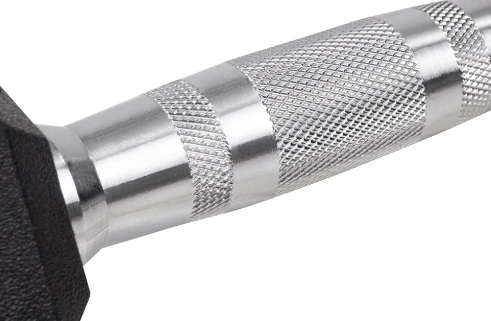 Miweba Sports Hexagon Kurzhanteln HGH100, Kurzhantel-Set, 2,5-15 kg, Gusseisen-Kern (Hantelpaar, 15 kg)