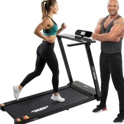 Miweba Sports Laufband Home Track HT500, klappbar, 1-14 km/h, Handy/-Tablethalter, 12 Programme (Schwarz)