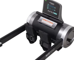 Miweba Sports Rudergerät MR100, Rudermaschine kompakt, Schaumstoff-Sitz, Display, Magnetbremse (Grau)