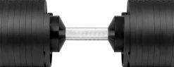 Miweba Sports verstellbare Kurzhantel VH200, Stahl, 2-28 kg, Hantelstange mit Profil, Halte-Gestell (28 kg)