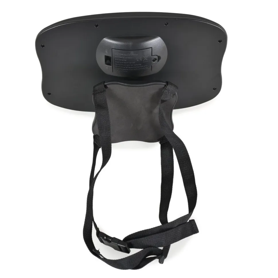 Moni Baby Autospiegel Reflex LED-Licht Fernbedienung, Rücksitzspiegel fürs Auto dunkelgrau