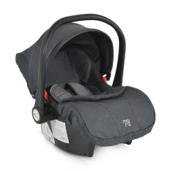 Moni Babyschale Trio Set mit Isofixbasis Royal, i-Size (40 - 87cm) Adapter grau