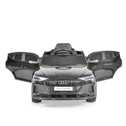 Moni Kinder Elektroauto Audi Sportback SUV metallic Fernbedienung USB EVA-Reifen schwarz