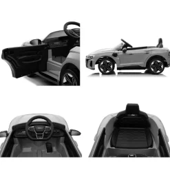Moni Kinder Elektroauto Audi RS E-Tron GT 6888 Fernbedienung EVA-Räder, Mp3, USB rot