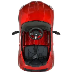Moni Kinder Elektroauto BMW M4 Fernbedienung EVA-Reifen 2 Motoren Musikfunktion rot