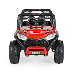 Moni Kinder Elektroauto Buggy Fast UTV 5588 metallic Fernbedienung MP3 USB Gurt rot