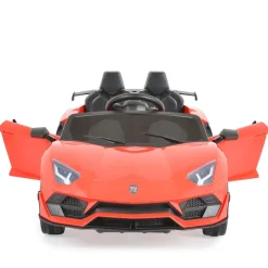 Moni Kinder Elektroauto Chiara Musik Fernbedienung zwei Motoren Kunststoffreifen rot