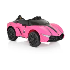 Moni Kinder Elektroauto Cordoba, MP3-Anschluss, Fernbedienung, Gurt, Bluetooth pink