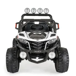 Moni Kinder Elektroauto Jeep Jakarta BLK-819, Fernbedienung, MP3, vier Motoren weiß
